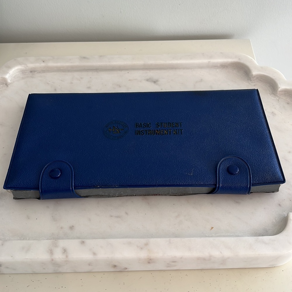 Vintage Basic Student Drafting Instrument Set - Picture 3 of 7